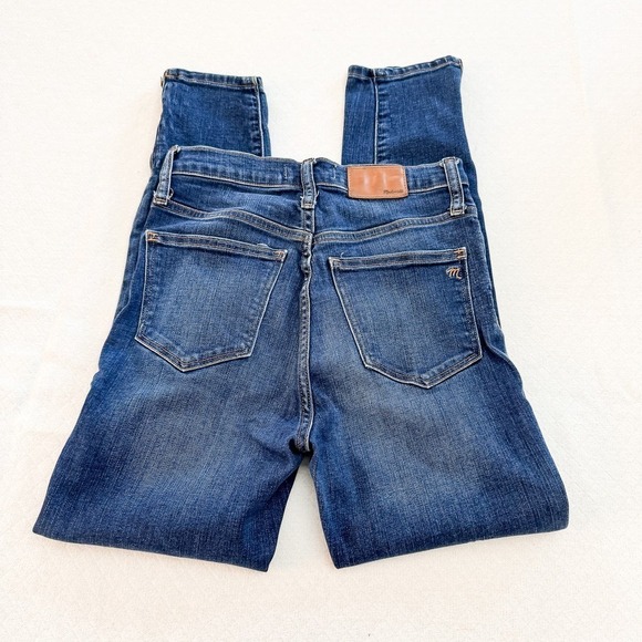 Madewell 10" Roadtripper Medium Wash Denim Jeans Ankle Zipper Size 27 - Picture 4 of 8